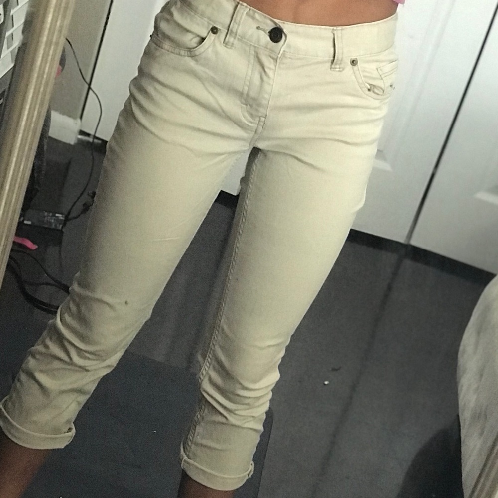 Khaki Girls Uniform Pants Nd Shorts